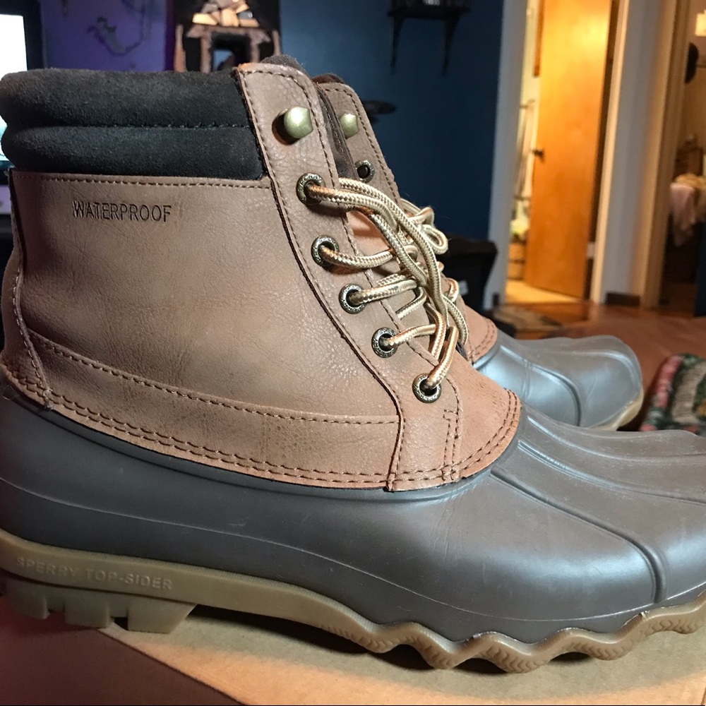 Sperry men’s waterproof duck boots 🥾